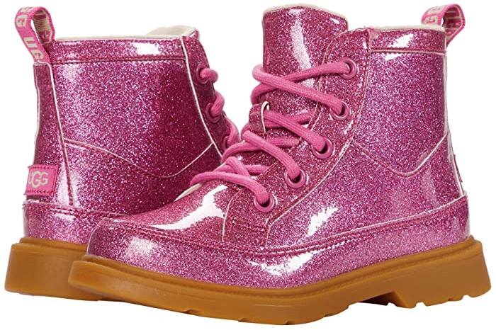 girls pink glitter uggs