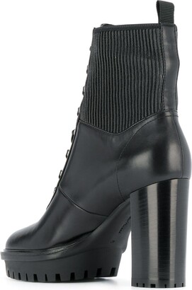 Gianvito Rossi Lace-Up Platform Boots