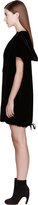 Thumbnail for your product : Alexander McQueen Black Velvet Hooded Dress