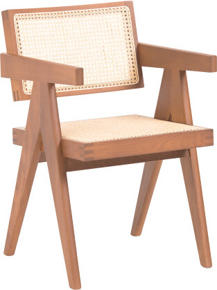 TJMAXX Iroko Wood And Viennese Cane Chandigarh Chair