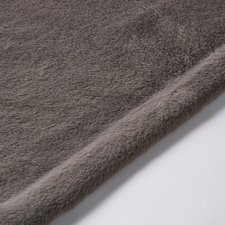 Dunelm Lenon Faux Fur Throw, Grey 130cm x 170cm Grey - ShopStyle