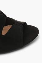 Thumbnail for your product : boohoo Wide Fit Cut Work Block Heel Shoe Boots