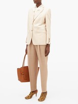 Thumbnail for your product : Burberry Marleigh Pleated Wool-blend Trousers - Beige