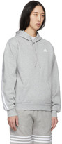 Thumbnail for your product : adidas Grey Original 3-Stripes Hoodie