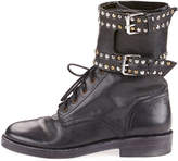 Thumbnail for your product : Isabel Marant Teylon Studded Buckle Leather Booties
