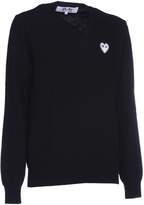 Thumbnail for your product : Comme des Garcons Play Scollo V Cuore White