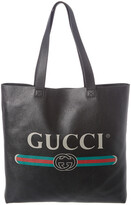 Thumbnail for your product : Gucci Printed Leather Tote