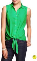 Thumbnail for your product : Banana Republic Factory Sleeveless Military Blouse