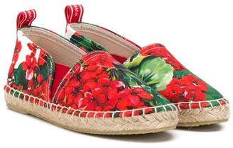 Dolce & Gabbana Children Floral Espadrilles