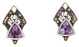Thumbnail for your product : MCL by Matthew Campbell Laurenza Amethyst & Sapphire Earclip Earrings