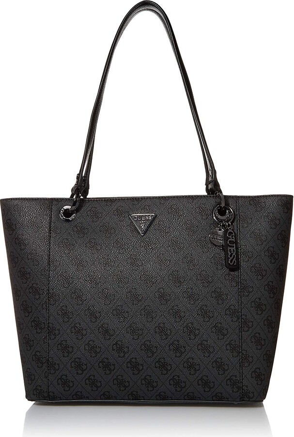 ..GUESS..INTRODUCES INCREDIBLE JILLY COLLECTION TOTE BAG-GRAY/COAL/STONE 