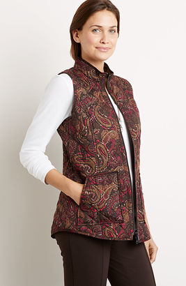 J. Jill Heritage Quilted Paisley Vest