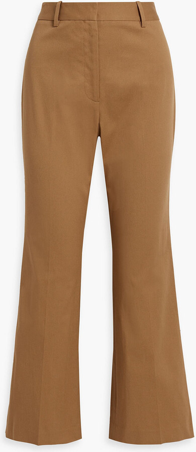 Nili Lotan Corette wool-blend twill straight-leg pants - ShopStyle
