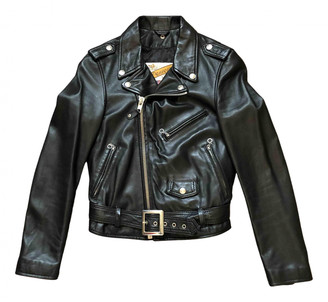 Schott Black Leather Leather jackets