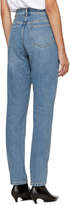 Thumbnail for your product : Balenciaga Blue Stonewash Tube Jeans