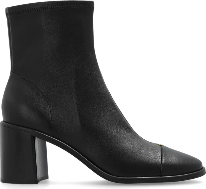 Tory Burch 70mm Appliqué-Logo Boots