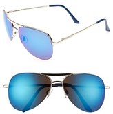 Thumbnail for your product : Steve Madden 60mm Aviator Sunglasses