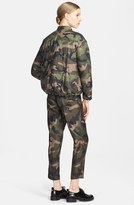 Thumbnail for your product : Valentino Camo Print Puffy Bomber Jacket