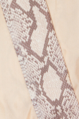 Zimmermann Snake-print Silk-twill Scarf