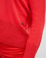 Thumbnail for your product : Esprit lightweight oversized jumper in red