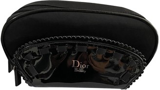 Christian Dior Black Polyester Travel bags