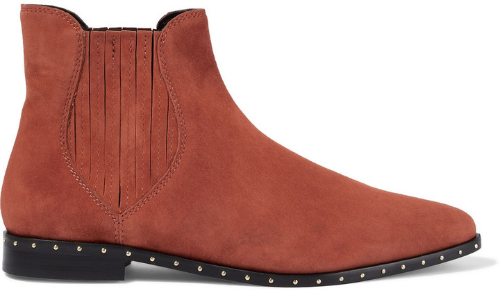 rebecca minkoff madysin suede booties
