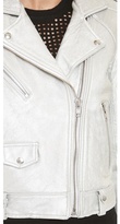 Thumbnail for your product : IRO Ebya Metallic Leather Jacket