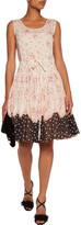 Thumbnail for your product : RED Valentino Printed Stretch-Silk Chiffon Mini Dress