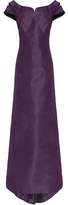 Thumbnail for your product : Zac Posen Flared Cutout Silk-Faille Gown