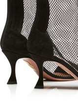 Thumbnail for your product : Aquazzura Saint Honore Pointed Cap Toe Mesh Bootie