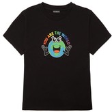 Thumbnail for your product : Balenciaga Kids You Are The World-print Cotton-jersey T-shirt - Black Multi
