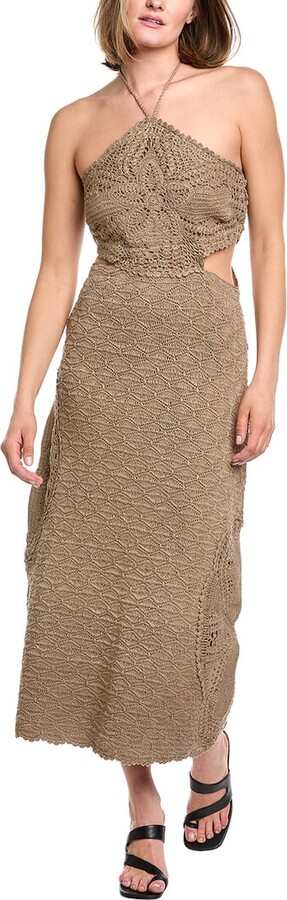AMUR Clara Knit Midi Dress