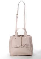 Thumbnail for your product : Neiman Marcus Light Pink Leather Gold Tone Lobster Clasp Tote Handbag