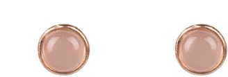 Latelita Petite Stud Earring Rose Quartz Rosegold