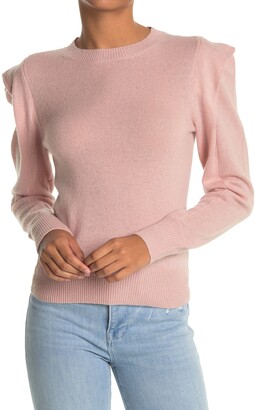 Frame Kennedy Folded Shoulder Cashmere Sweater - ShopStyle
