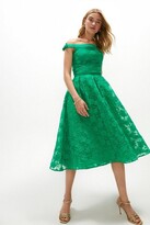 Thumbnail for your product : Coast Floral Embroidered Organza Full Midi Skirt