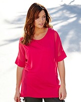 Thumbnail for your product : Jersey Top with Sheer Side Panels