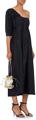 Teija Women's Cotton Poplin One-Shoulder Midi-Dress