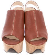 Thumbnail for your product : Chloé Leather Platform Sandals