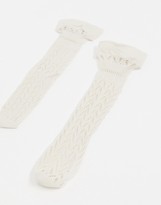 Thumbnail for your product : Gipsy Arrow Pelerine Ankle Socks in cream