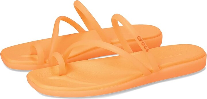 Crocs Miami Toe Loop Sandal Women's Sandals Orangesicle : 5 M