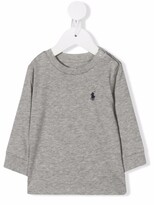 Thumbnail for your product : Ralph Lauren Kids embroidered-logo long-sleeved T-shirt