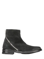 Thumbnail for your product : Leather Ankle Boots W/ Faux Fur Lining