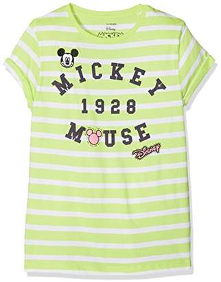 Disney Girl's Mickey Patches T-Shirt,7-8 Years
