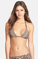 Thumbnail for your product : MICHAEL Michael Kors 'Tunisia Cheetah' Triangle Bikini Top