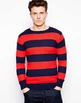 Thumbnail for your product : Gant Crew Neck Striped Sweater