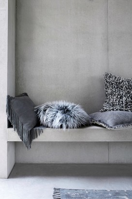 French Connection Grey Tipped Cashmere Cushion
