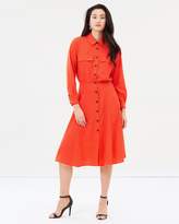 Thumbnail for your product : Warehouse Top Pocket Shirt Dress