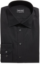 Thumbnail for your product : Giorgio Armani Solid Poplin Dress Shirt, Black