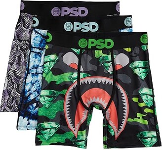 PSD Boxer Briefs 3-Pack (Multi/Wf Emerald 3Pk) Men's Underwear - ShopStyle